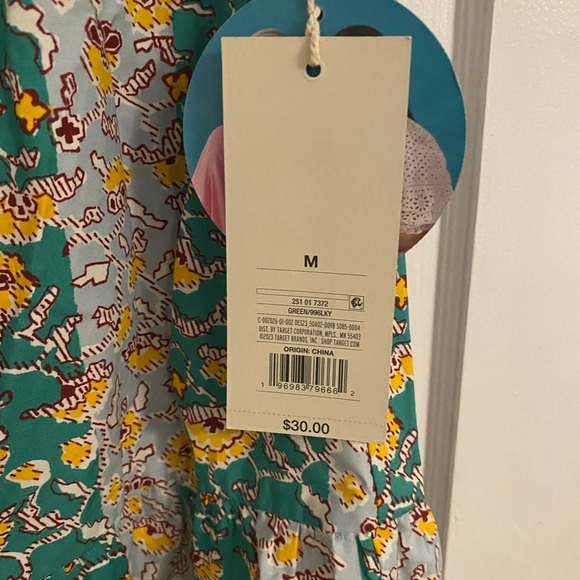 NWT RHODE x Target 2-Piece Set Outfit Whimsical Floral Crop Top and Midi Skirt - Picture 3 of 9